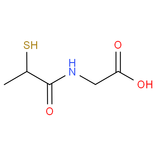 Структурная формула Тиопронин