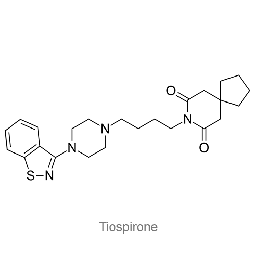 Структурная формула Тиоспирон