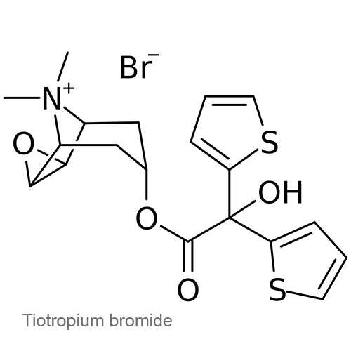 Структурная формула Тиотропия бромид