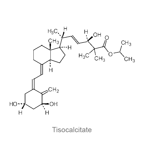 Структурная формула Тизокальцитат