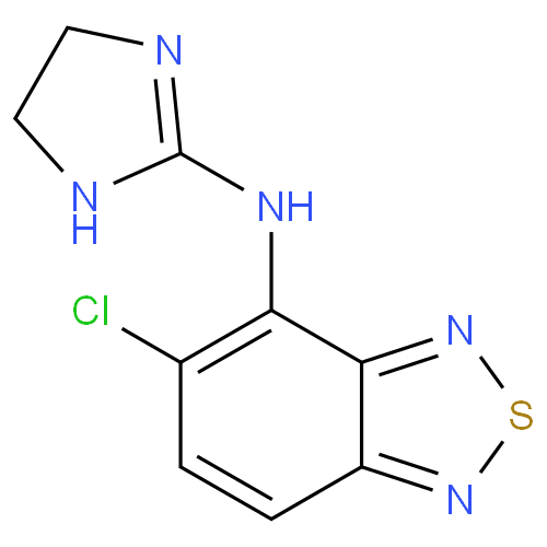 Структурная формула Тизанидин