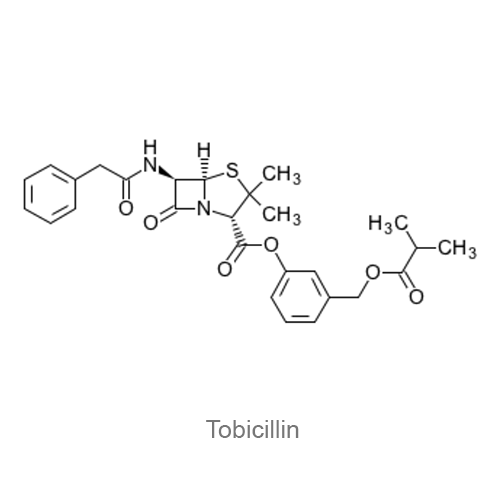 Структурная формула Тобициллин