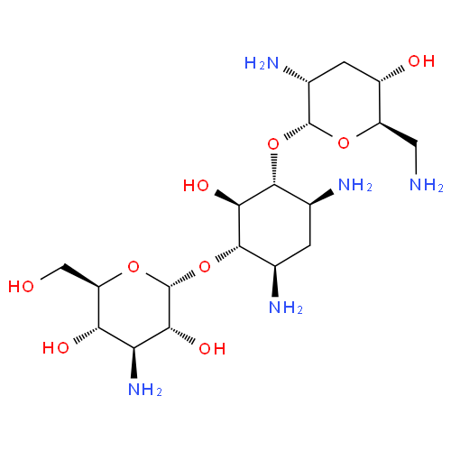 Структурная формула Тобрамицин