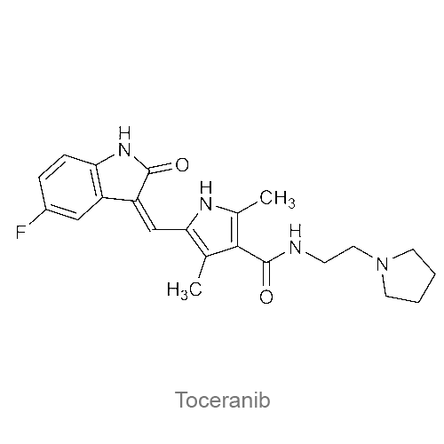 Структурная формула Тоцераниб