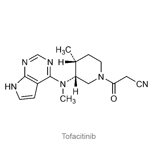 Тофацитиниб структурная формула