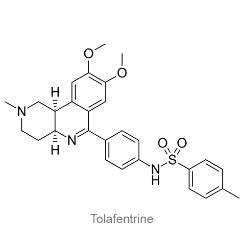 Толафентрин структурная формула
