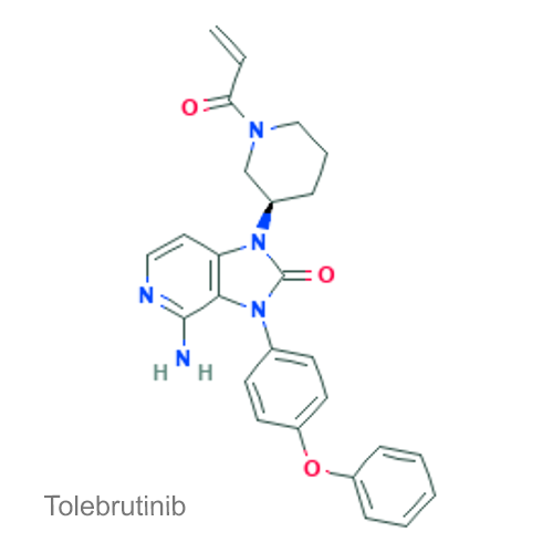 Структурная формула Толебрутиниб