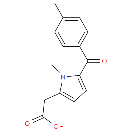 Структурная формула Толметин