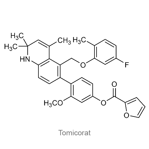Структурная формула Томикорат