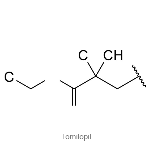 Структурная формула Томилопил