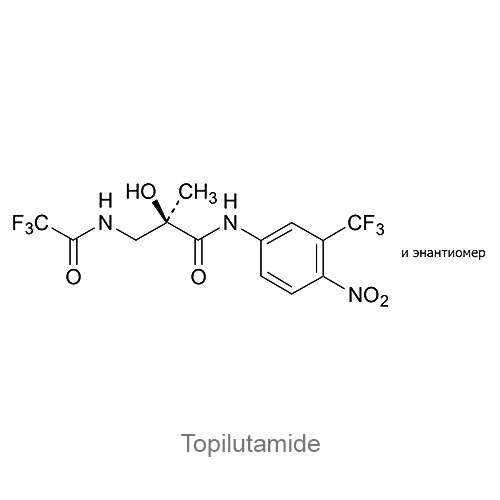 Структурная формула Топилутамид