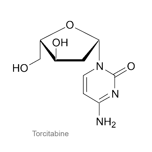 Торцитабин структурная формула