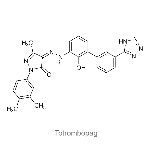 Структурная формула Тотромбопаг