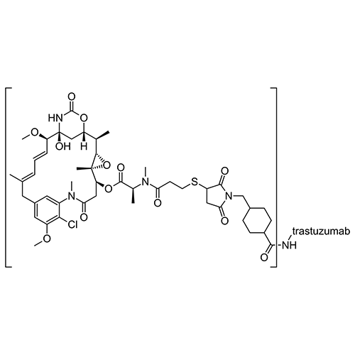 Структурная формула Трастузумаб эмтанзин