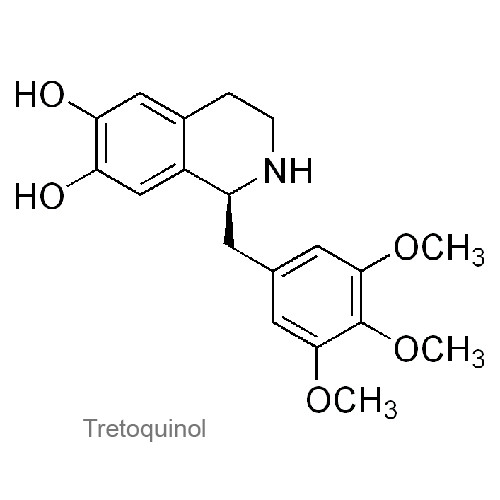 Структурная формула Третохинол