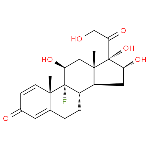 Триамцинолон структурная формула