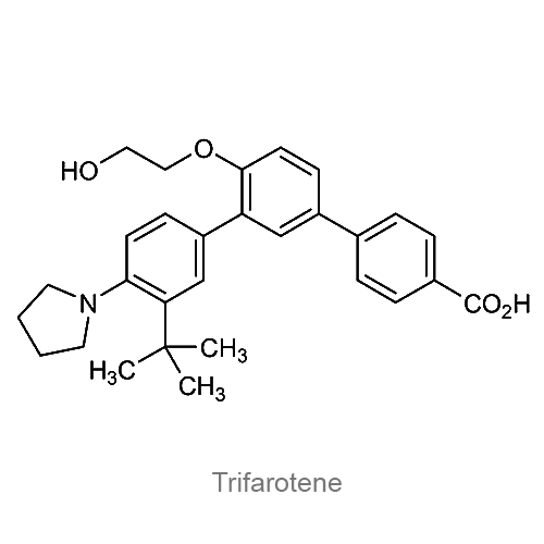 Структурная формула Трифаротен