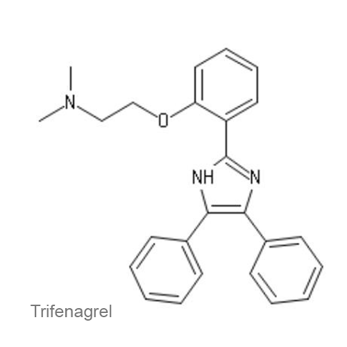 Структурная формула Трифенагрел