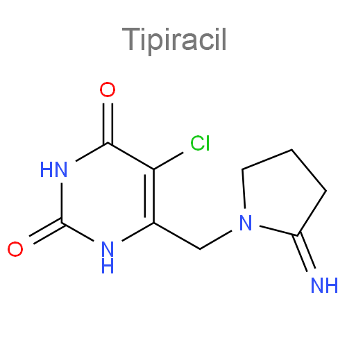 Структурная формула 2 Трифлуридин + Типирацил