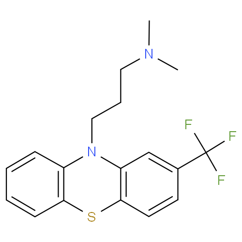 Структурная формула Трифлупромазин