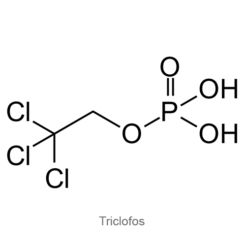 Структурная формула Триклофос