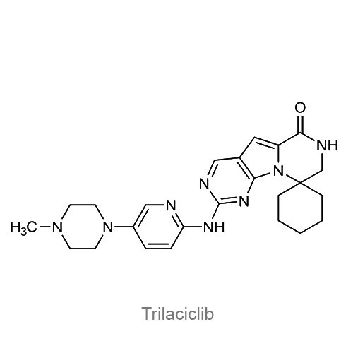 Трилациклиб структурная формула