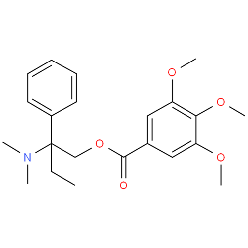 Структурная формула Тримебутин