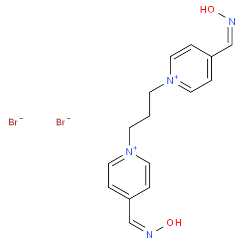 Структурная формула Тримедоксима бромид