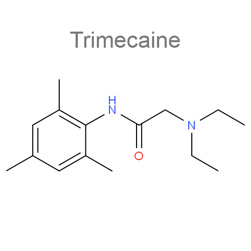 Тримекаин + Норэпинефрин структурная формула