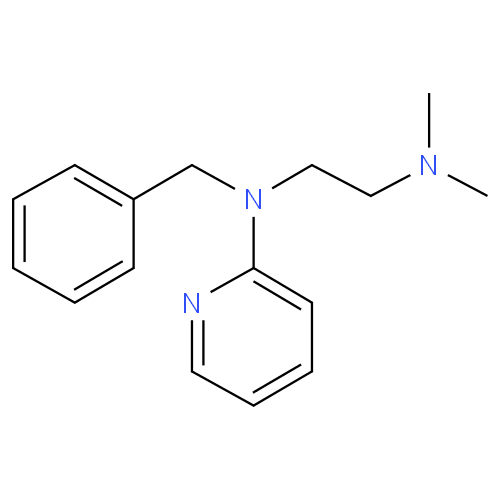 Структурная формула Трипеленнамин
