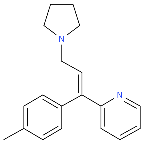 Структурная формула Трипролидин