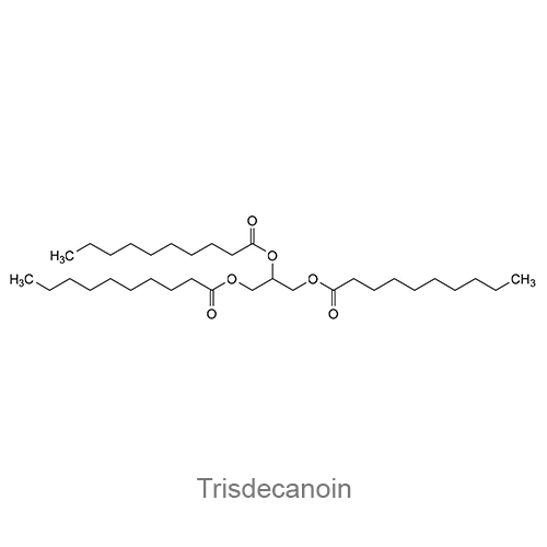 Структурная формула Трисдеканоин