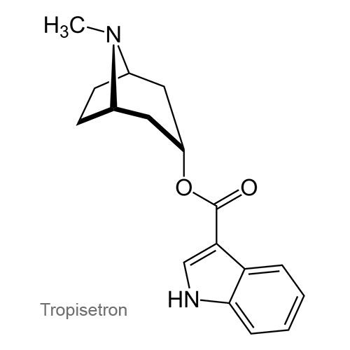 Структурная формула Трописетрон