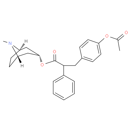 Структурная формула Троподифен
