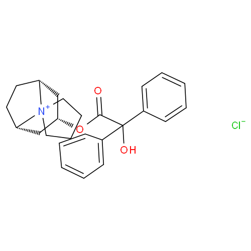 Структурная формула Троспия хлорид