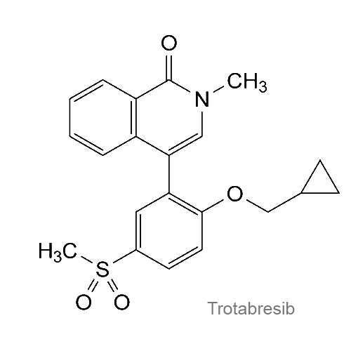 Структурная формула Тротабрезиб