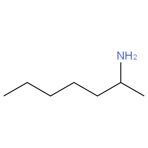 Структурная формула Туаминогептан