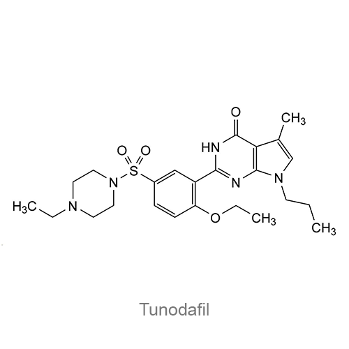 Структурная формула Тунодафил