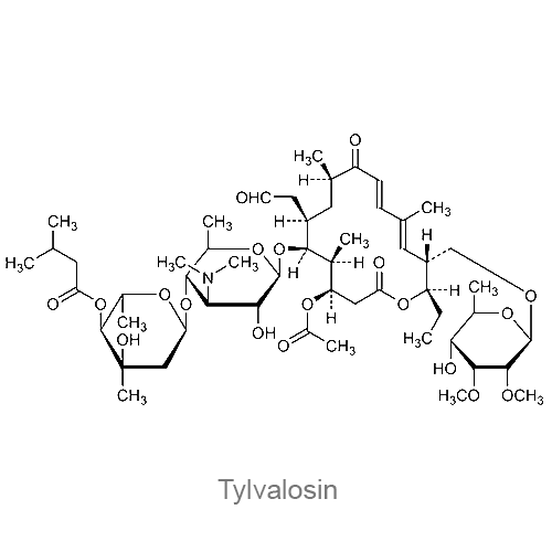 Тилвалозин структурная формула
