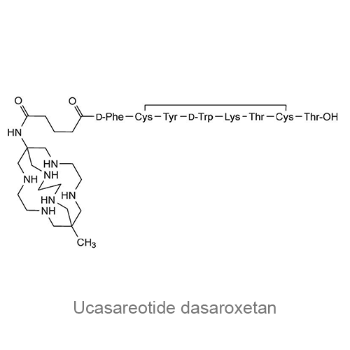 Укасареотид дазароксетан структурная формула