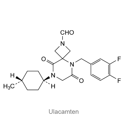 Улакамтен структурная формула