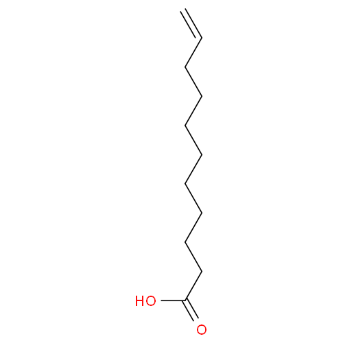 Ундециленовая кислота структурная формула
