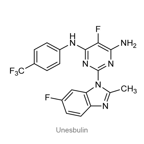 Структурная формула Унесбулин