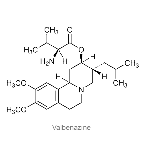 Структурная формула Валбеназин