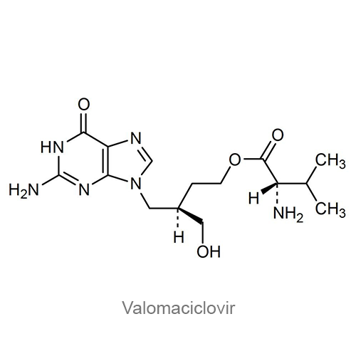 Структурная формула Валомацикловир