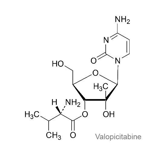 Валопицитабин структурная формула