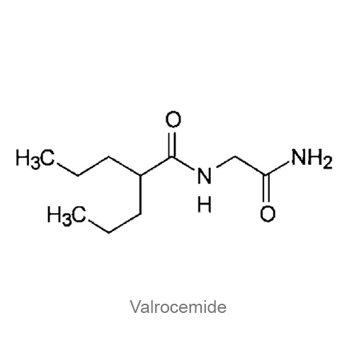 Структурная формула Валроцемид