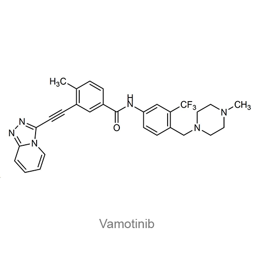 Структурная формула Вамотиниб