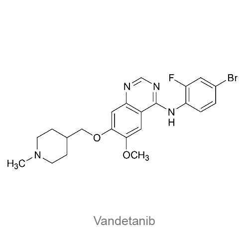Структурная формула Вандетаниб