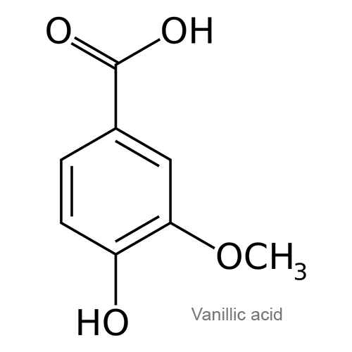Ванилиновая кислота структурная формула